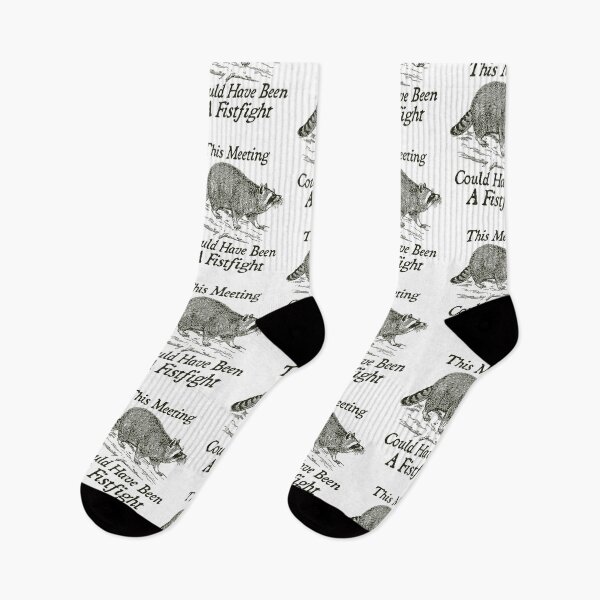 Item preview, This Meeting Could Have Been A Fistfight, Feral Raccoon, Self Care Gift, Mental Health ,Funny Meme designed and sold by borenclolahroy.