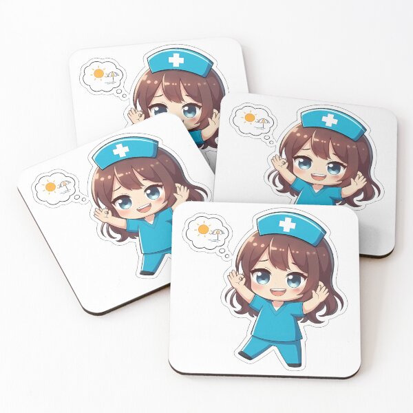 Item preview, Original Chibi Nurse 3.0 - Vacation Time designed and sold by Chibi-Planet.