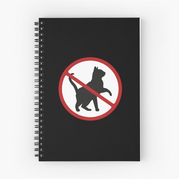 Item preview, Prohibited Cat Sign, Black Cat, Novelty Signage designed and sold by AASparksDesigns.