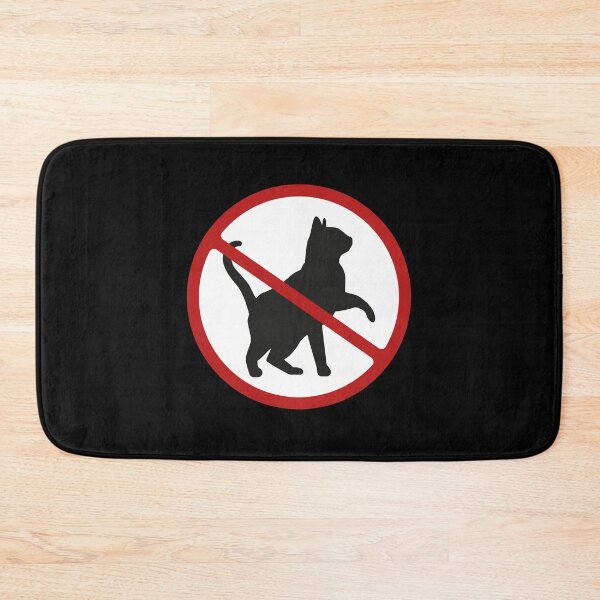 Item preview, Prohibited Cat Sign, Black Cat, Novelty Signage designed and sold by AASparksDesigns.