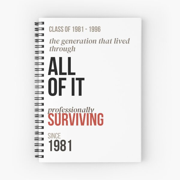 Item preview, "Millennials Professionally Surviving Since 1981 — Light designed and sold by VocalThreads.