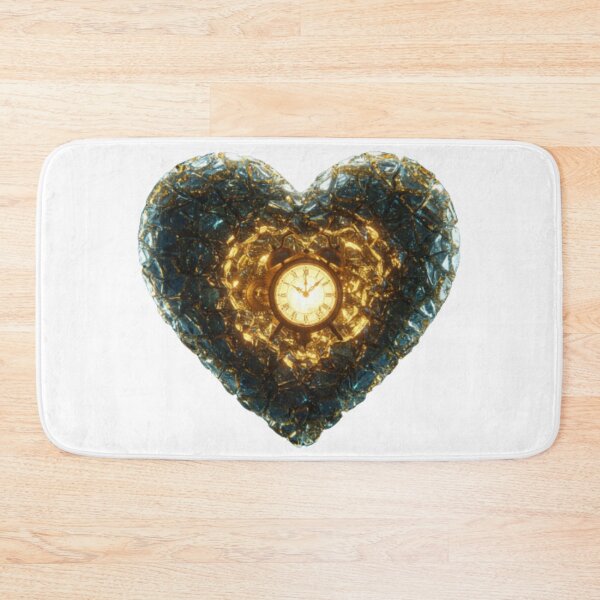Item preview, Shattered Time Heart - Gothic Clock Design designed and sold by Dzblack.