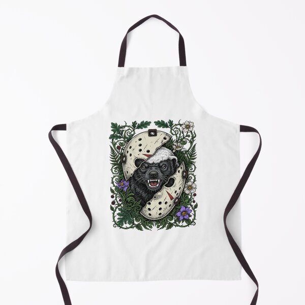 Item preview, Honey badger in a hockey mask designed and sold by krabbaraban.