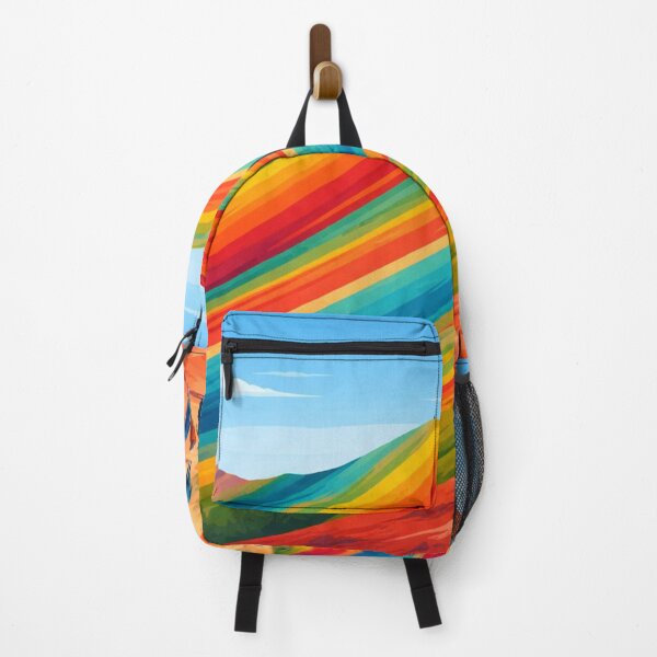 Item preview, Rainbow Valley Hiking Illustration designed and sold by tissuelagens.