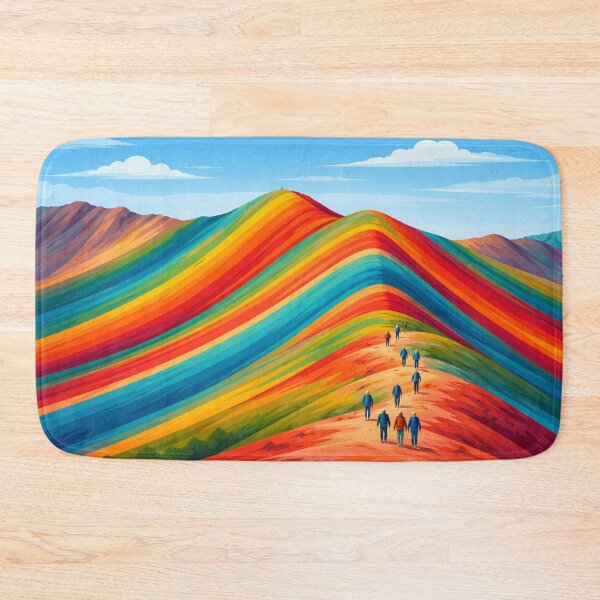 Item preview, Rainbow Valley Hiking Illustration designed and sold by tissuelagens.