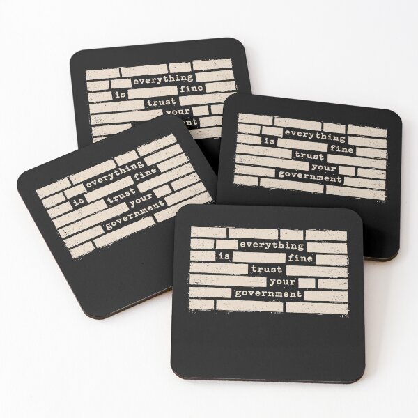 Item preview, Censored Everything Is Fine Trust Your Government Redacted Meme, Conspiracy Humor designed and sold by borenclolahroy.