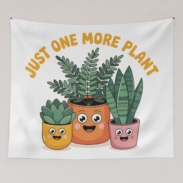 Item preview, spring Just One More Plant Funny Plant Lover T-Shirt designed and sold by Uglyandcute.