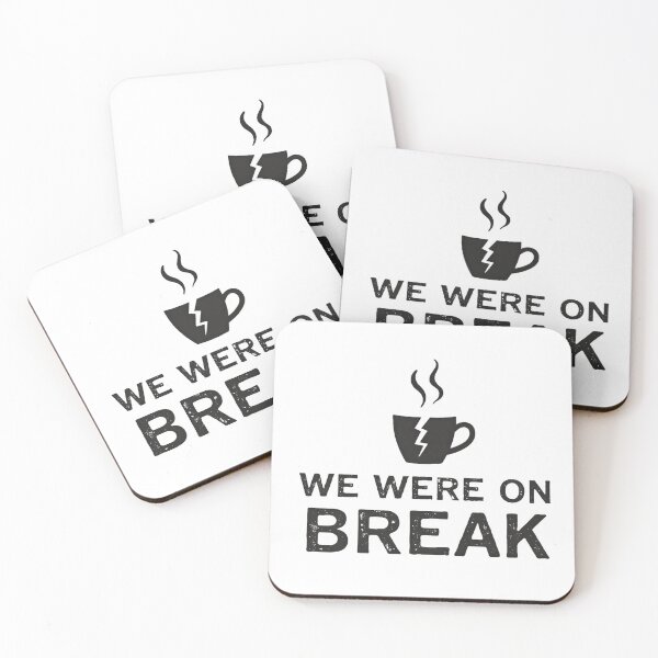Item preview, We Were On Break – FRIENDS Inspired Coffee Cup Quote | Funny Pop‑Culture Typography Design designed and sold by Nene's design.