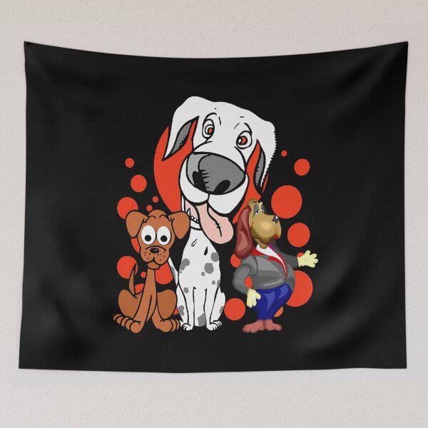 Item preview, Comic Dog Fantasy Whimsical Print designed and sold by arthangel.
