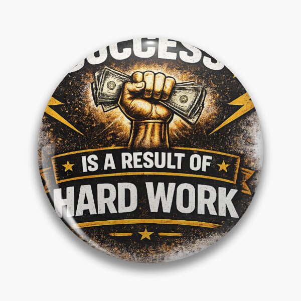 Item preview, Success Is A Result Of Hard Work – Motivation Hustle Quote Design designed and sold by TheTrendVerse.