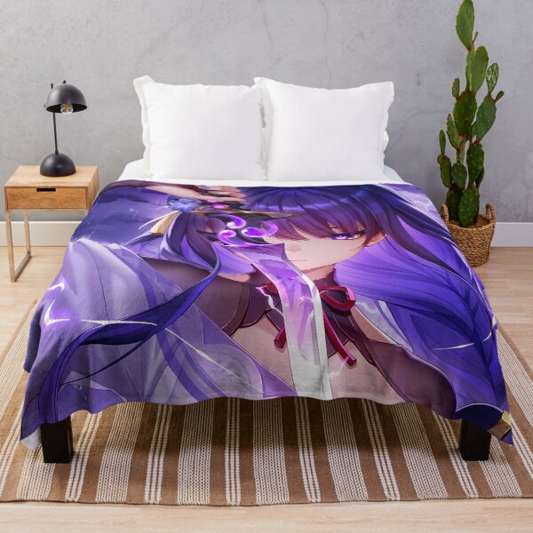 Item preview, Raiden Shogun Genshin Impact Thunderstorm Purple Glow designed and sold by mildaclairmo.