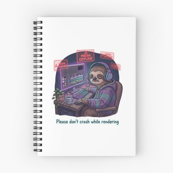 Item preview, Timeline Tamer - Lofi Sloth Video Editor designed and sold by HiruK.