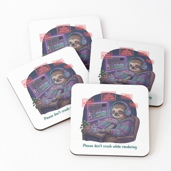 Item preview, Timeline Tamer - Lofi Sloth Video Editor designed and sold by HiruK.