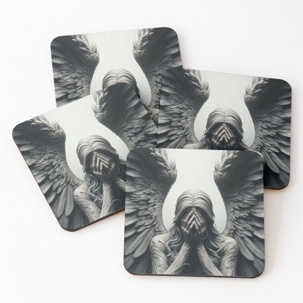 Item preview, Dark Fallen Angel – Gothic Fantasy Wings Art designed and sold by Lykaon Art.