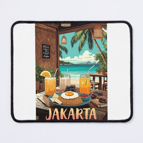 Item preview, Travel art of Jakarta | Indonesia designed and sold by Dikshant Goyal.