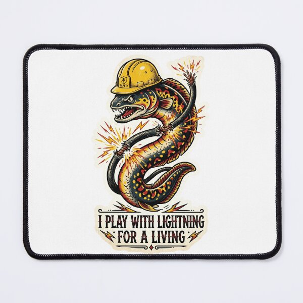 Item preview, Spark Whisperer - Traditional Tattoo Electrician Eel designed and sold by HiruK.