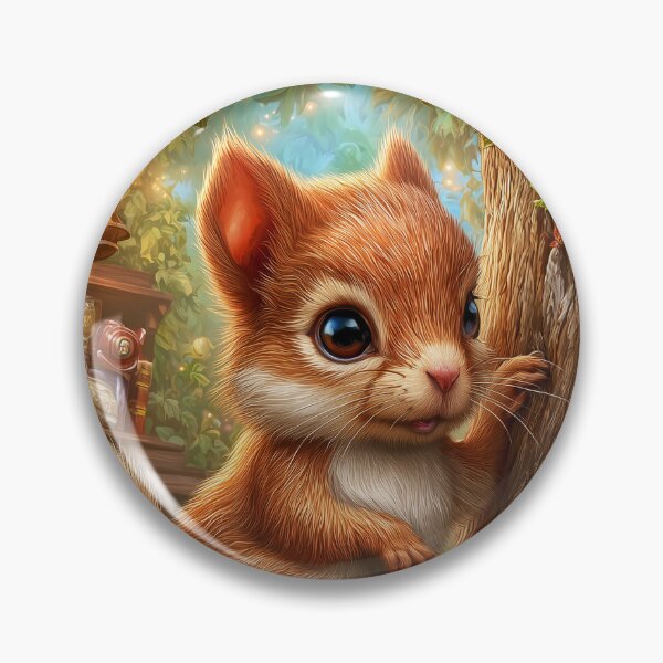 Item preview, Squirrel Scholar in the Tree‑Top Library designed and sold by MyMagicalPlace.
