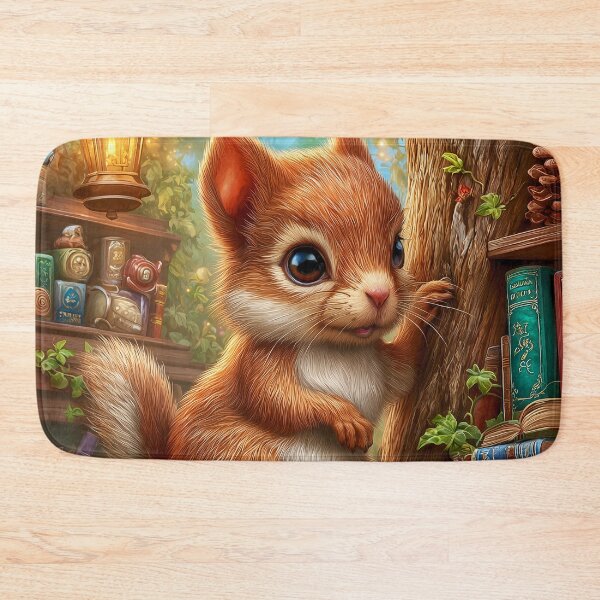 Item preview, Squirrel Scholar in the Tree‑Top Library designed and sold by MyMagicalPlace.