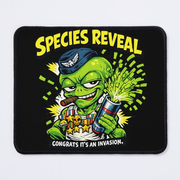 Item preview, Species Reveal Alien Shirt – Congrats It’s An Invasion UFO Disclosure Meme T-Shirt – Funny Alien Military Graphic Tee designed and sold by JonelCrafts.