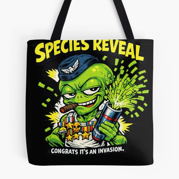 Item preview, Species Reveal Alien Shirt – Congrats It’s An Invasion UFO Disclosure Meme T-Shirt – Funny Alien Military Graphic Tee designed and sold by JonelCrafts.