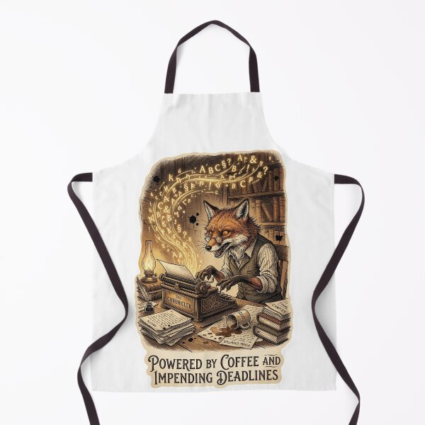 Item preview, Plot Hole Patcher - Dark Academia Writer Fox designed and sold by HiruK.