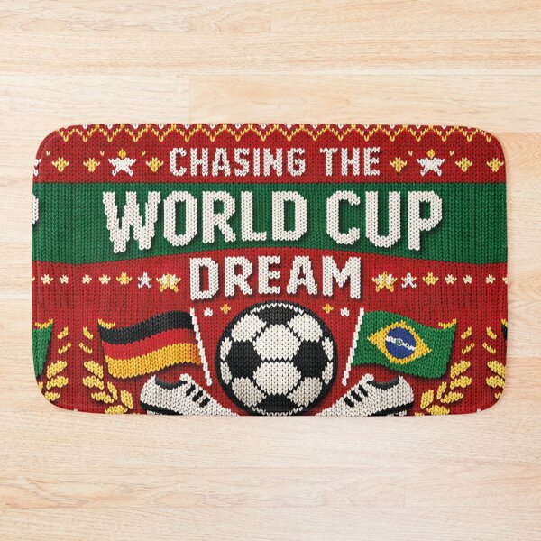 Item preview, Chasing the World Cup Dream: Aesthetic Football Knitting Pattern designed and sold by Mauswohn.