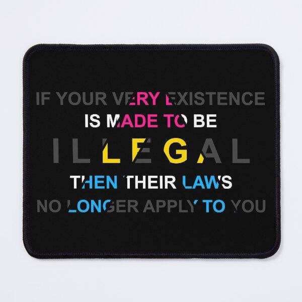 Item preview, Pansexual Ally Protest Slogan designed and sold by DisKorruptd.