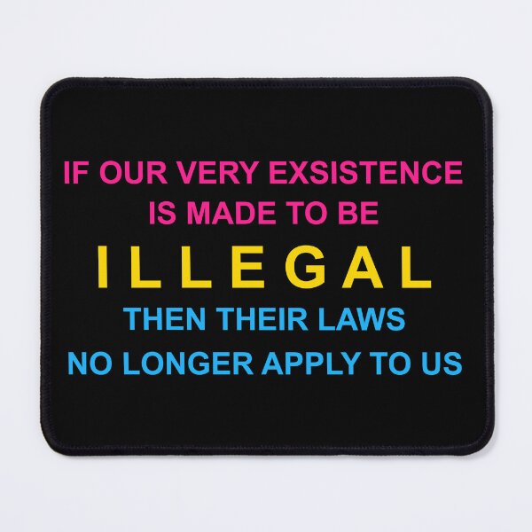 Item preview, Pansexual Protest Slogan designed and sold by DisKorruptd.