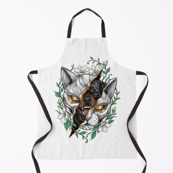 Item preview, Rottweiler in a cat mask designed and sold by krabbaraban.