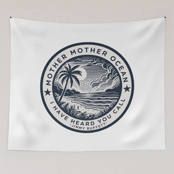 Item preview, Vintage Mother Ocean Jimmy Buffett  designed and sold by angelinaferber.
