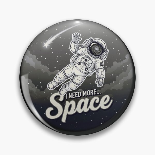 Item preview, I Need More Space Vintage Astronaut Floating In Galaxy Design designed and sold by PixelGrafiks.