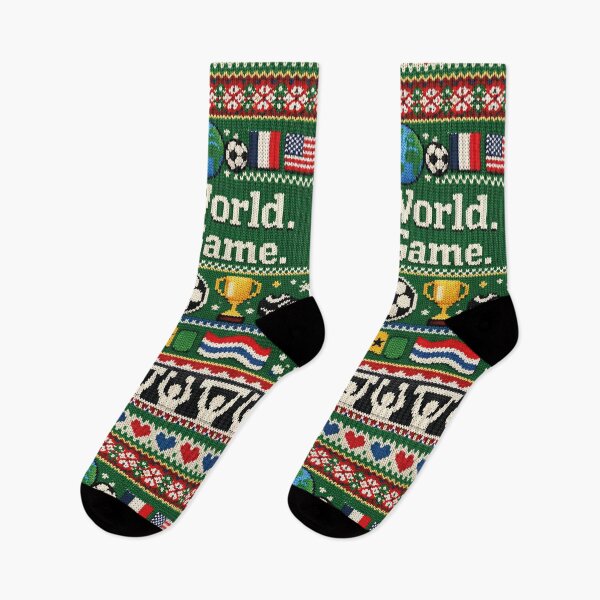Item preview, One World One Game: Aesthetic Football Knitting Pattern Design designed and sold by Mauswohn.