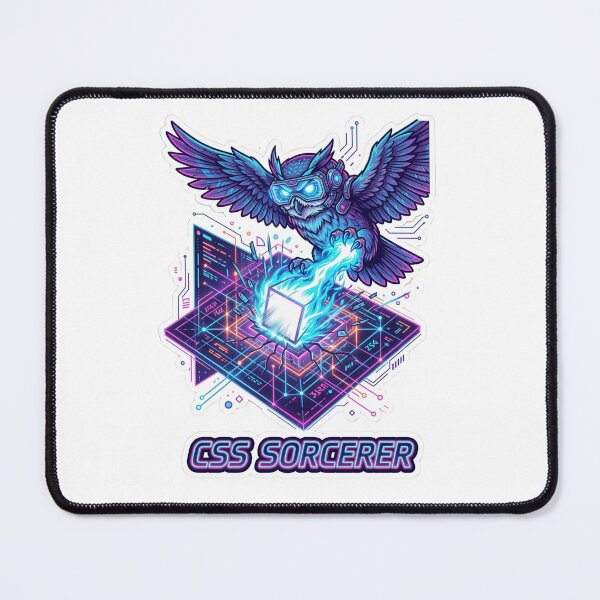 Item preview, I Centered The Div - Cyberpunk CSS Owl designed and sold by HiruK.