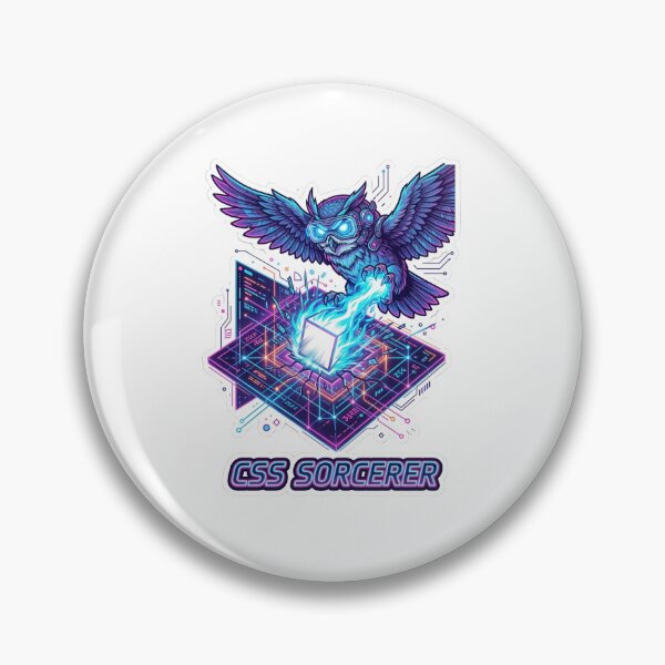 Item preview, I Centered The Div - Cyberpunk CSS Owl designed and sold by HiruK.