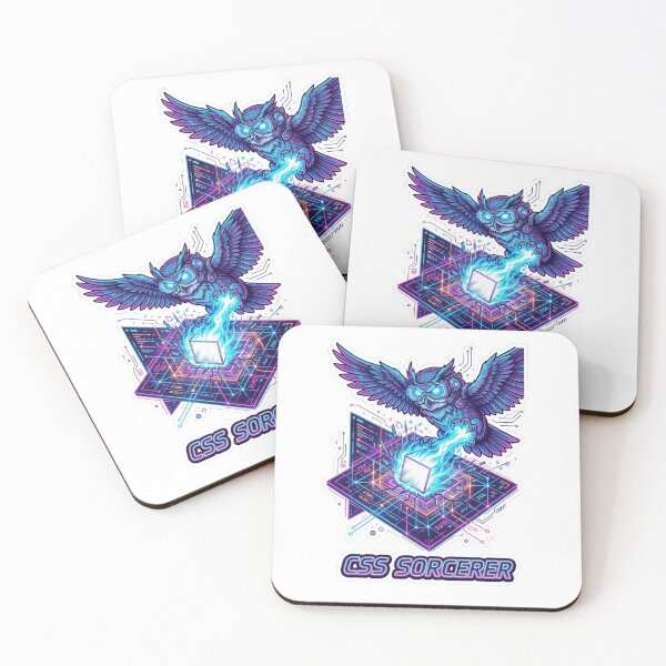 Item preview, I Centered The Div - Cyberpunk CSS Owl designed and sold by HiruK.