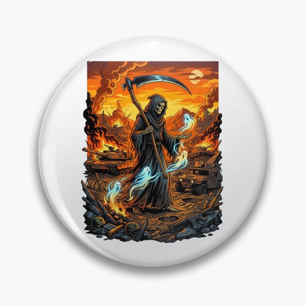 Item preview, Ominous Grim Reaper Reaping Souls After A Tank Battle designed and sold by Tong4130.
