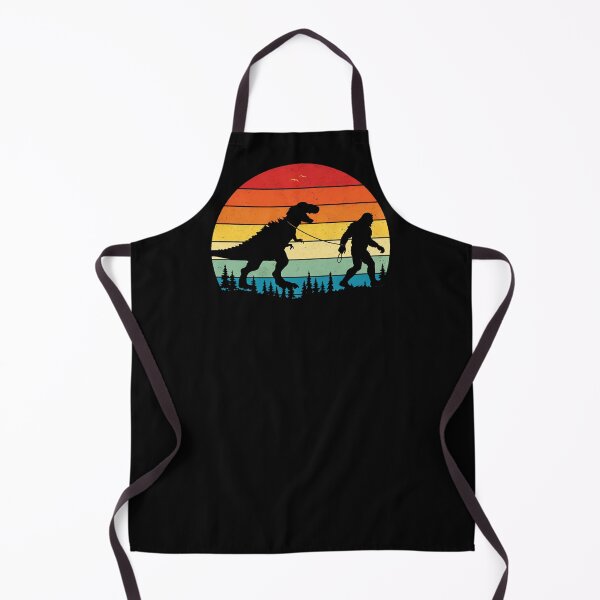 Item preview, Retro Bigfoot Walking T-Rex Dinosaur - Vintage Sunset designed and sold by PixelMarrero.