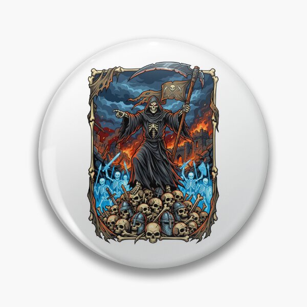 Item preview, Majestic Grim Reaper Commanding Defeated Nation Ruins In War designed and sold by Tong4130.