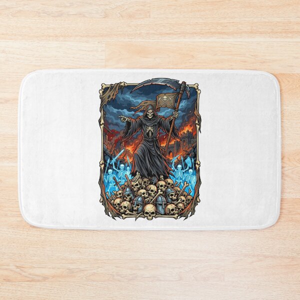 Item preview, Majestic Grim Reaper Commanding Defeated Nation Ruins In War designed and sold by Tong4130.