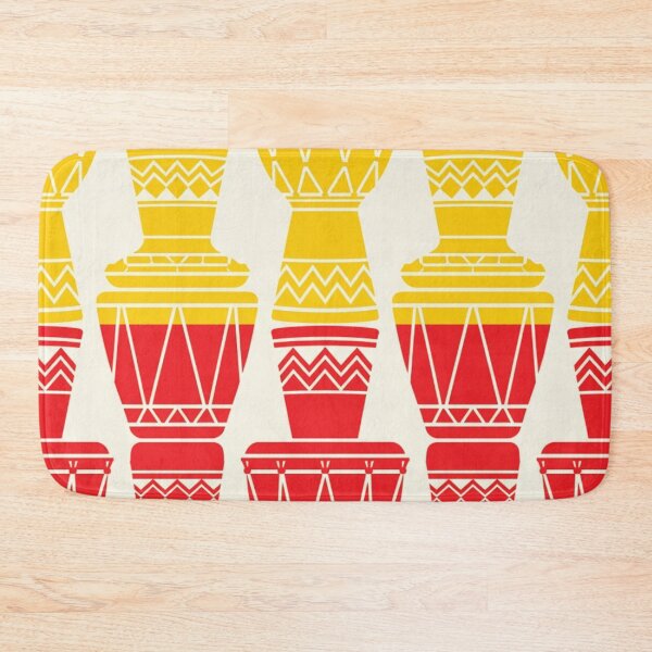 Item preview, Vibrant Stacked Djembe Drums African Rhythms Pattern designed and sold by DGtaLrtcom.