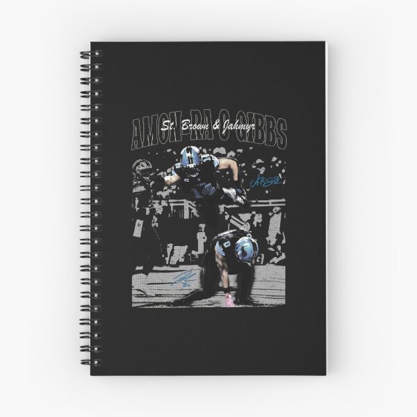 Item preview, Amon Ra St Brown Jahmyr Gibbs Detroit Football designed and sold by MohamedJawadBar.