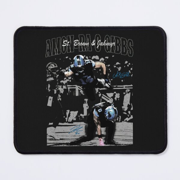 Item preview, Amon Ra St Brown Jahmyr Gibbs Detroit Football designed and sold by MohamedJawadBar.