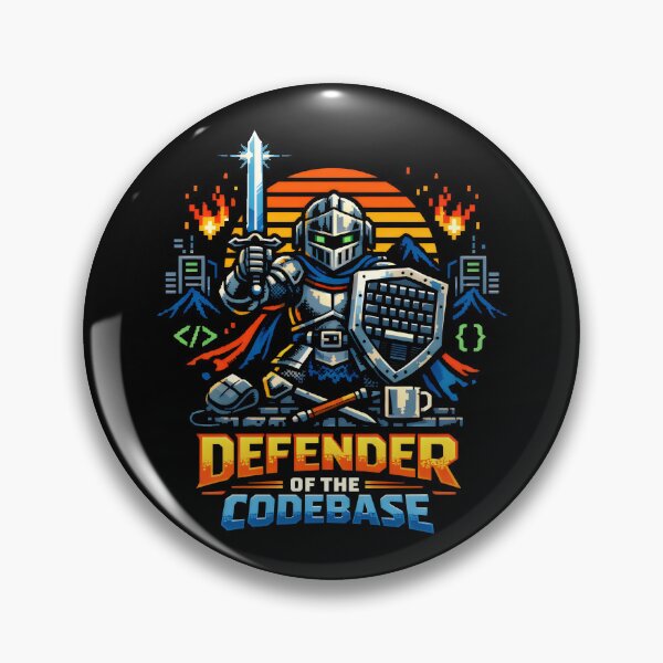 Item preview, Defender of the Codebase Video Games Geek Culture designed and sold by SplashTastic.