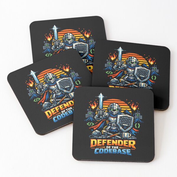 Item preview, Defender of the Codebase Video Games Geek Culture designed and sold by SplashTastic.