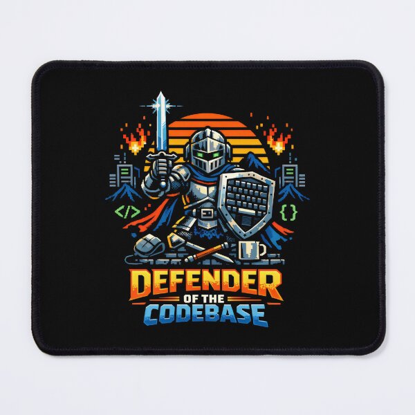 Item preview, Defender of the Codebase Video Games Geek Culture designed and sold by SplashTastic.