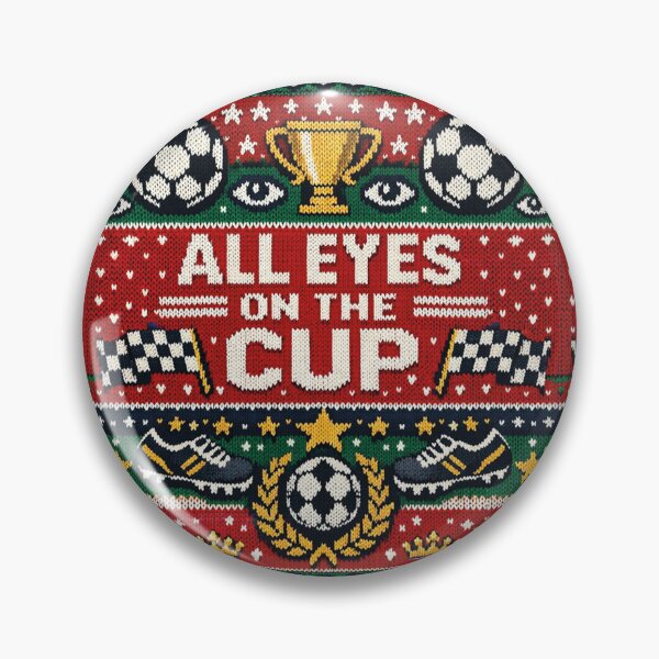 Artikelvorschau, All Eyes on the Cup: Ästhetisches Fußball Strickmuster entworfen und verkauft von Mauswohn.