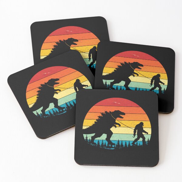 Item preview, Funny Bigfoot Pet Monster Silhouette - Vintage Style Art designed and sold by PixelMarrero.