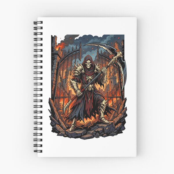 Item preview, Scary Grim Reaper Guarding Destroyed City Gates In War designed and sold by Tong4130.