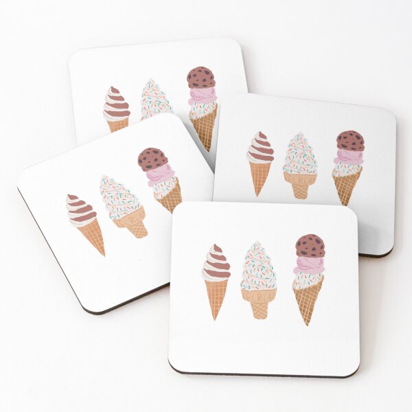 Item preview, ice cream trio designed and sold by peanutbutteraddict.