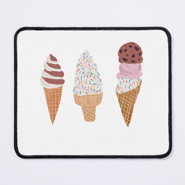 Item preview, ice cream trio designed and sold by peanutbutteraddict.
